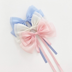 Girl Hair Clip Princess Bow Sheer (GHP9435)